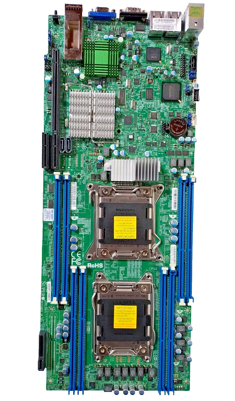 Supermicro Motherboard MBD-X9SPV-F-3610ME-B 16GB DDR3 PCI Express USB3.0 SATA3 Retail